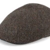 Texas 1 Wool Brown Flat Cap - Stetson -Stetson 4063633098123 1
