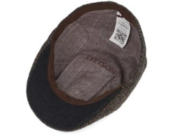 Texas 1 Wool Brown Flat Cap - Stetson -Stetson 4063633098123 4