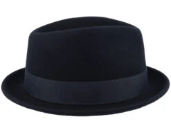 Player Woolfelt 1 Black Fedora - Stetson 12 Player Woolfelt 1 Black Fedora - Stetson -Stetson 4063633098840 3