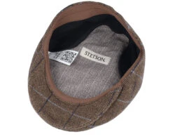 Kent Wool Ef Brown Earflap Flatcap - Stetson 10 Kent Wool Ef Brown Earflap Flatcap - Stetson -Stetson 4063633101007 4