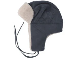 Bomber Cap Calf Split Grey Trapper - Stetson