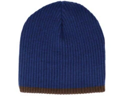 Reversible Merino Wool-62 Brown/Royal Blue Beanie - Stetson -Stetson 4063633101427 3