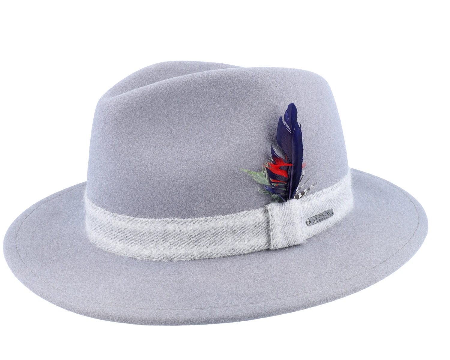 Woolfelt/Cashmere Grey Traveller - Stetson 3 Woolfelt/Cashmere Grey Traveller - Stetson