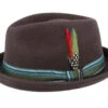 Player 1 Woolfelt Brown Fedora - Stetson 1 Player 1 Woolfelt Brown Fedora - Stetson -Stetson 4063633102448 1
