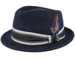Woolfelt 1 Navy Trilby - Stetson