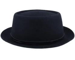 Woolfelt 2 Black Pork Pie - Stetson -Stetson 4063633103124 3