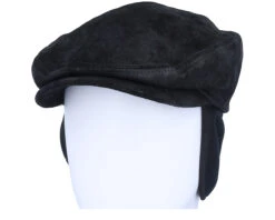 Kent Ef Pigskin Black Earflap Flatcap - Stetson 11 Kent Ef Pigskin Black Earflap Flatcap - Stetson -Stetson 4063633103353 5