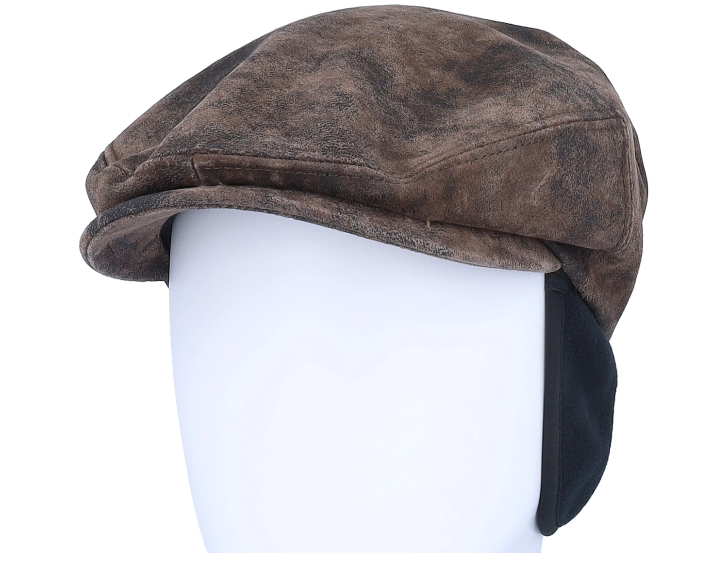 Kent Ef Pigskin Brown Earflap Flatcap - Stetson 7 Kent Ef Pigskin Brown Earflap Flatcap - Stetson - Image 5