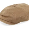 Hatteras Co/Pes Brown Flat Cap - Stetson -Stetson 4063633103551 1