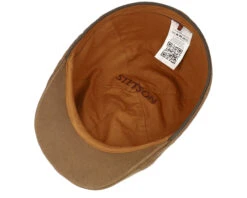 Texas Co/Pes Camel Flat Cap - Stetson -Stetson 4063633103636 4