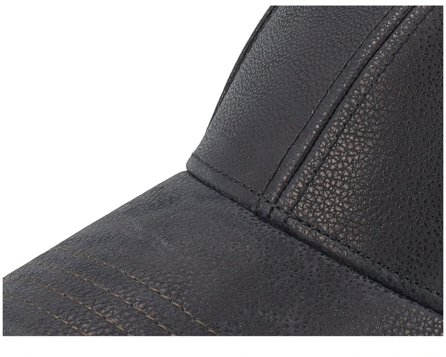 Baseball Cap Chevrette Cowhide Black Earflap Fitted - Stetson 8 Baseball Cap Chevrette Cowhide Black Earflap Fitted - Stetson - Image 6