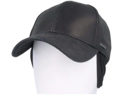 Baseball Cap Chevrette Cowhide Black Earflap Fitted - Stetson 15 Baseball Cap Chevrette Cowhide Black Earflap Fitted - Stetson -Stetson 4063633103681 7