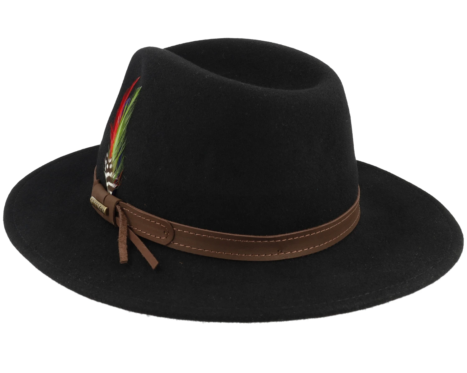 Woolfelt 1 Black Traveller - Stetson 4 Woolfelt 1 Black Traveller - Stetson - Image 2