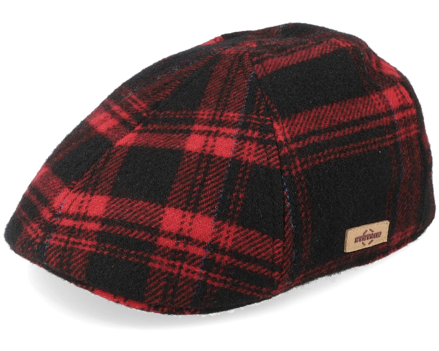 Texas Shadow Plaid Flat Cap - Stetson 3 Texas Shadow Plaid Flat Cap - Stetson