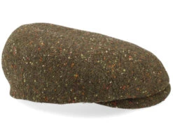 Ivy Cap Virgin Wool Olive Flat Cap - Stetson -Stetson 4063633108082 3