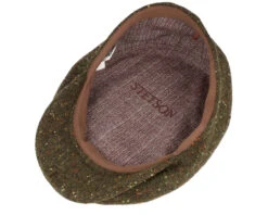 Ivy Cap Virgin Wool Olive Flat Cap - Stetson -Stetson 4063633108082 4