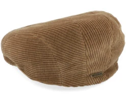 Ivy Cap Cord Camel Flat Cap - Stetson -Stetson 4063633111150 2