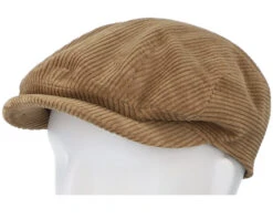 Ivy Cap Cord Camel Flat Cap - Stetson -Stetson 4063633111150 5