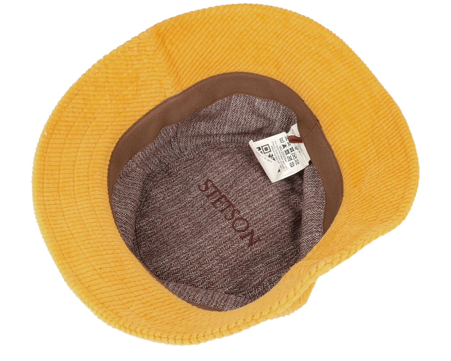 Corderoy Manchester Yellow Bucket - Stetson 7 Corderoy Manchester Yellow Bucket - Stetson - Image 5