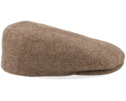 Ivy Cap Undyed Wool Sustainable Beige Flat Cap - Stetson -Stetson 4063633111730 3