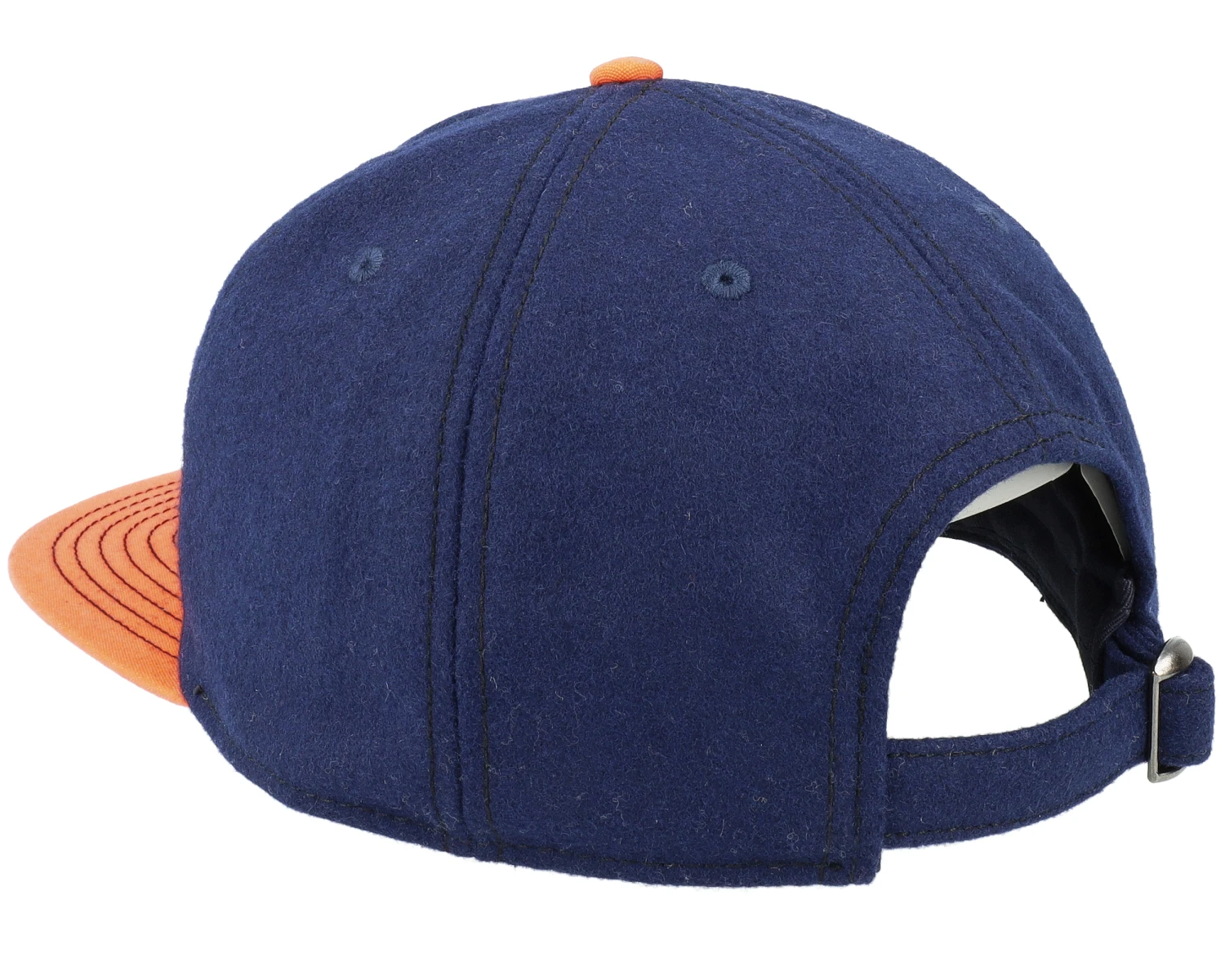 Baseball Cap Retro Script 29 Navy/Orange Strapback - Stetson 5 Baseball Cap Retro Script 29 Navy/Orange Strapback - Stetson - Image 3