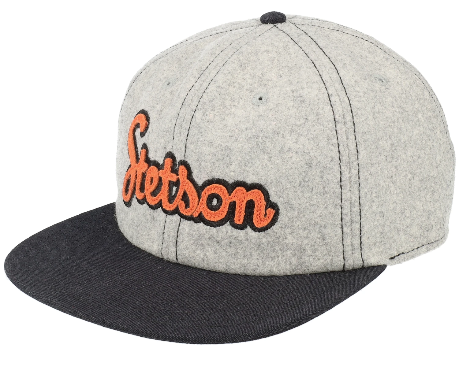 Baseball Retro Script 31 Heather Grey Strapback - Stetson 3 Baseball Retro Script 31 Heather Grey Strapback - Stetson