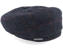 Hatteras Wool Grey Flat Cap - Stetson -Stetson 4063633113284 2