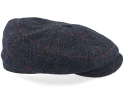 Hatteras Wool Grey Flat Cap - Stetson -Stetson 4063633113284 3