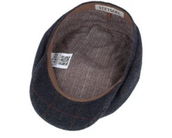 Hatteras Wool Grey Flat Cap - Stetson -Stetson 4063633113284 4