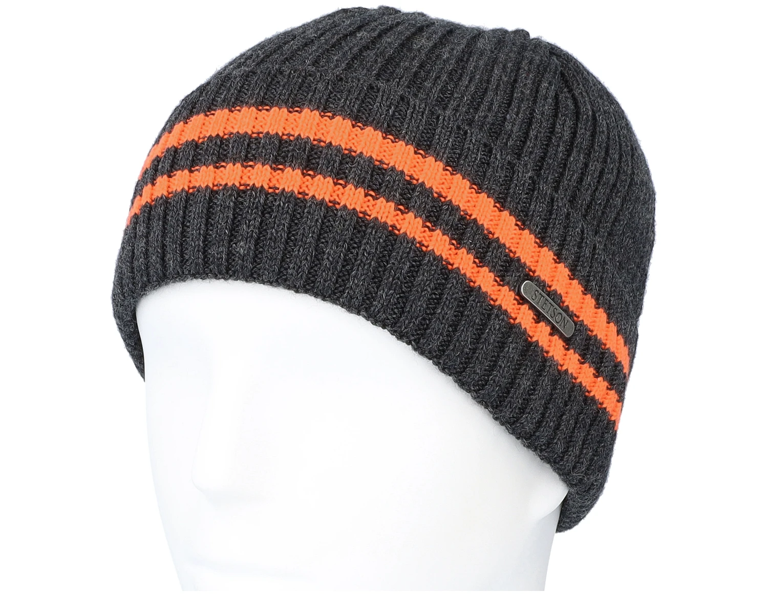 Beanie Wool-38 Charcoal Cuff - Stetson 5 Beanie Wool-38 Charcoal Cuff - Stetson - Image 3
