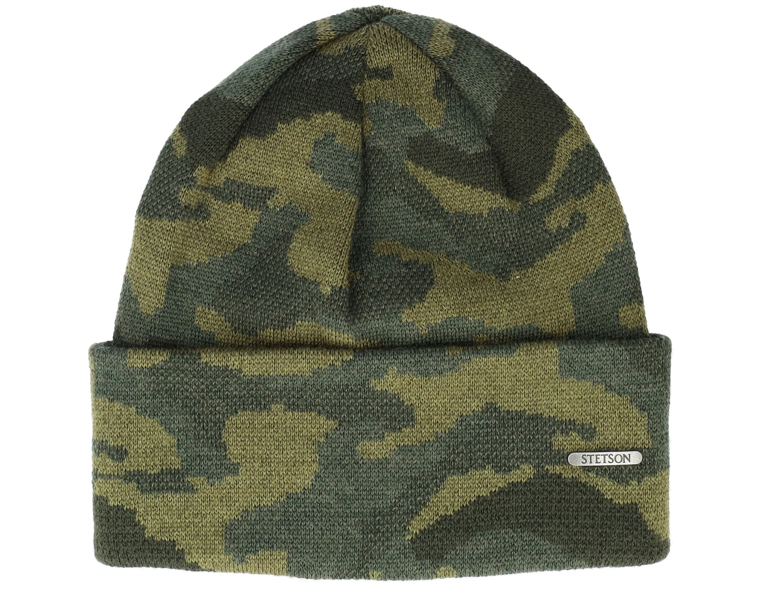 Beanie Jacquard Wool/Acryl-55 Camo Cuff - Stetson 3 Beanie Jacquard Wool/Acryl-55 Camo Cuff - Stetson