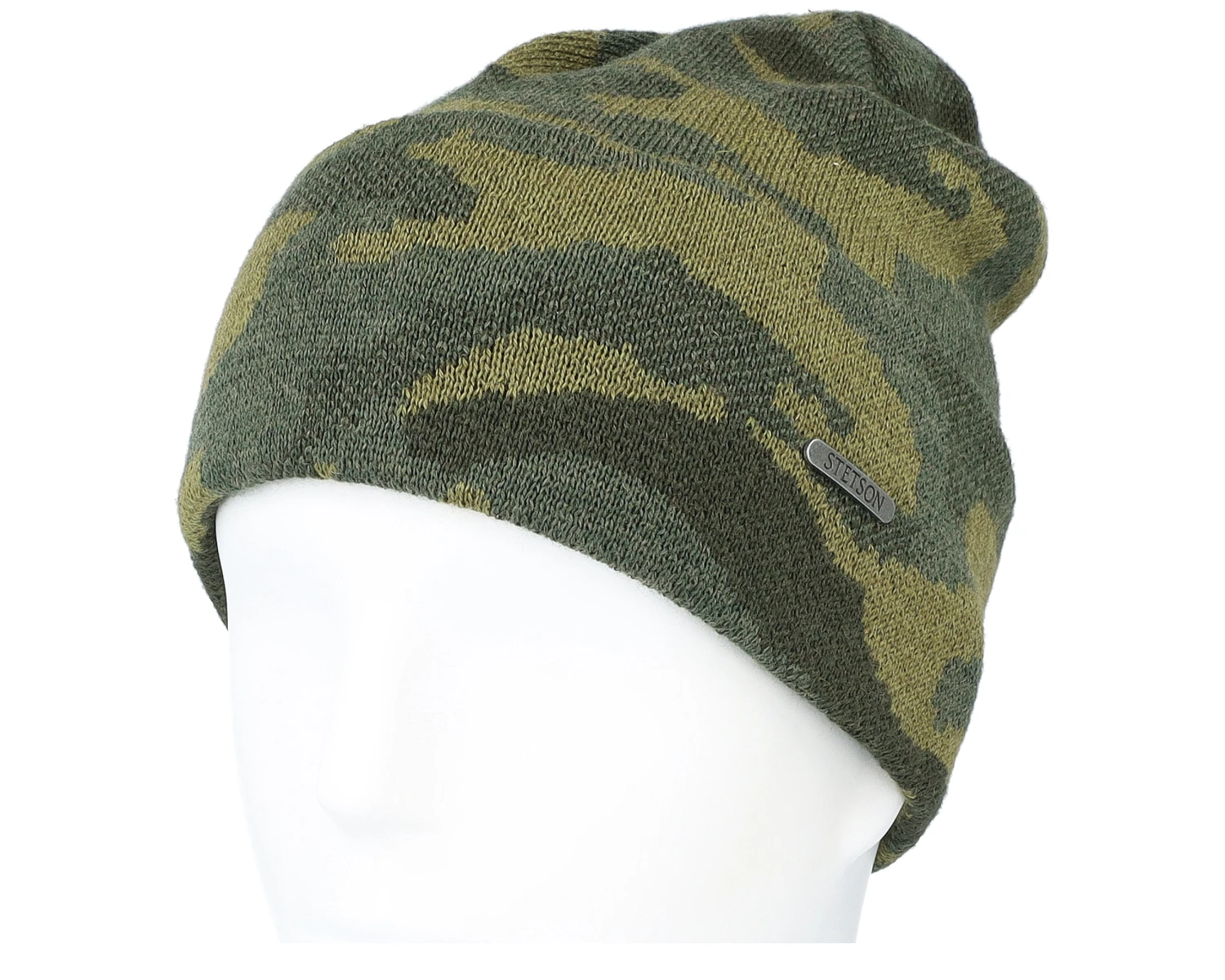 Beanie Jacquard Wool/Acryl-55 Camo Cuff - Stetson 5 Beanie Jacquard Wool/Acryl-55 Camo Cuff - Stetson - Image 3