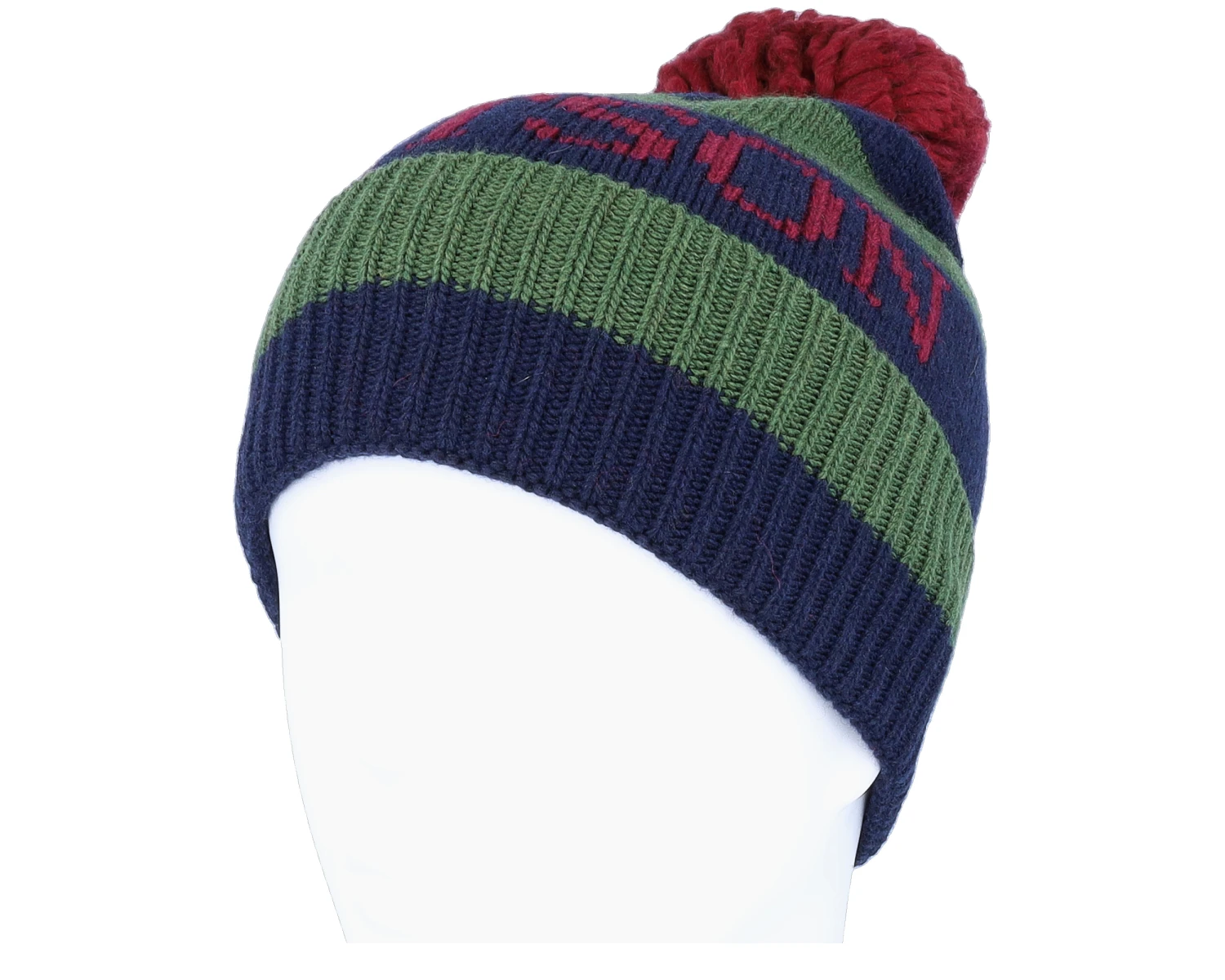 Beanie Blue/Green Pom - Stetson 5 Beanie Blue/Green Pom - Stetson - Image 3