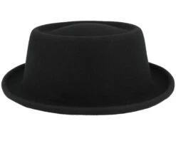 Woolfelt Black Pork Pie - Stetson -Stetson 4063633116568 3