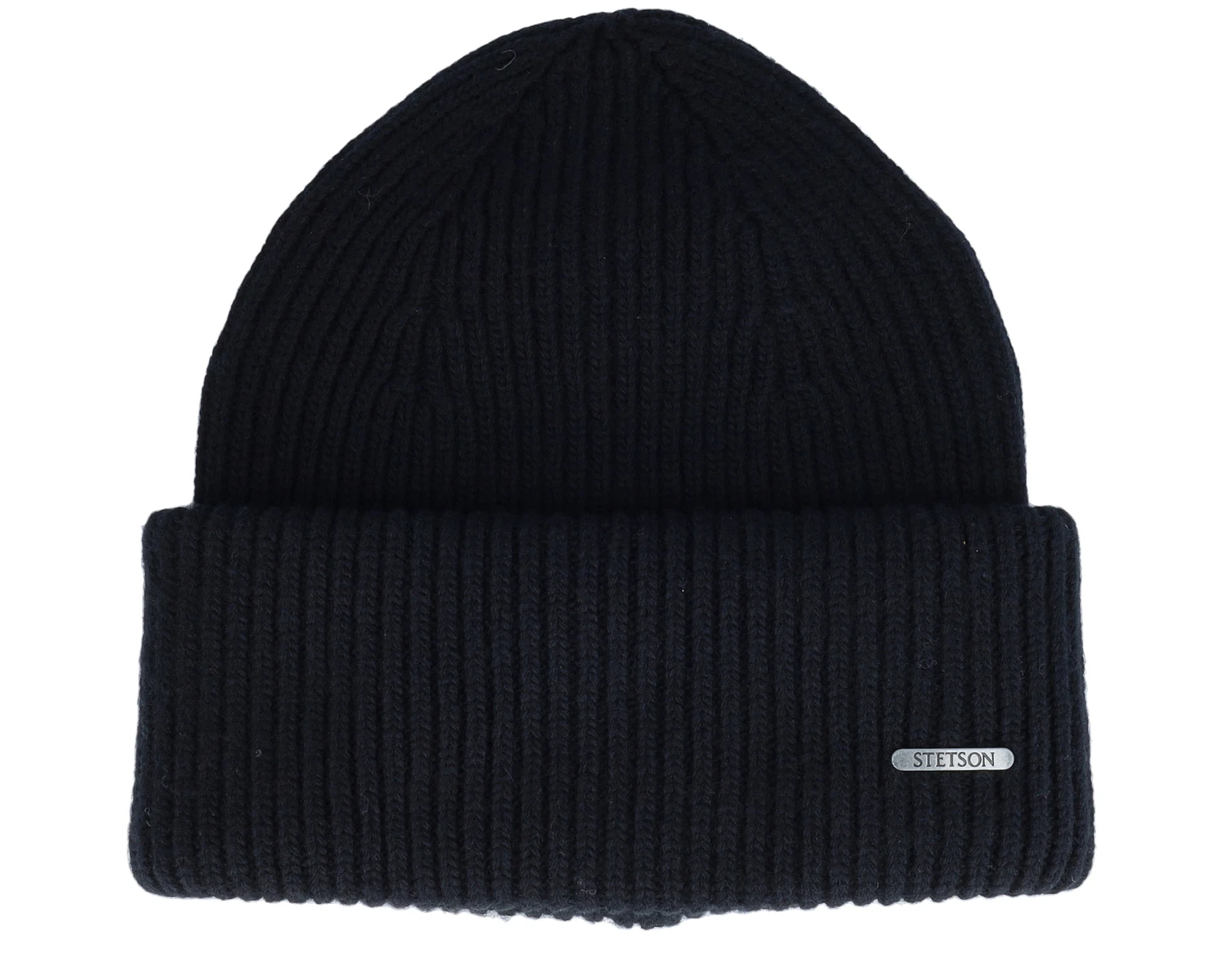 Beanie Wool Black Cuff - Stetson 3 Beanie Wool Black Cuff - Stetson