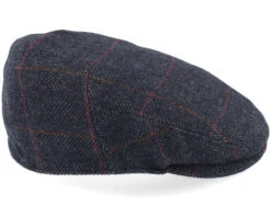 Driver Cap Wool Grey Herringbone Flat Cap - Stetson 9 Driver Cap Wool Grey Herringbone Flat Cap - Stetson -Stetson 4063633118050 3