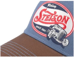 Riding Hot Rod Blue/Brown Trucker - Stetson -Stetson 4063633120374 6