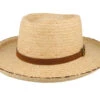 Gambler Raffia Beige Straw Hat - Stetson -Stetson 4063633120824 1