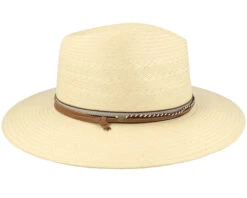 Traveller Toyo Beige Straw Hat - Stetson -Stetson 4063633121227 3