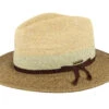 Traveller Toyo Beige/Brown Straw Hat - Stetson -Stetson 4063633121890 1