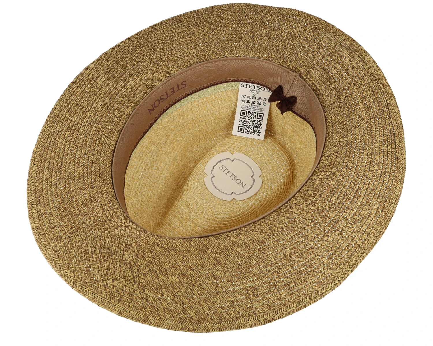 Traveller Toyo Beige/Brown Straw Hat - Stetson 6 Traveller Toyo Beige/Brown Straw Hat - Stetson - Image 4