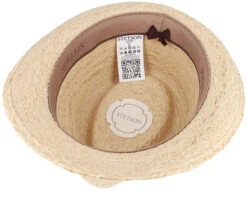 Trilby Raffia Beige Straw Hat - Stetson -Stetson 4063633121944 4