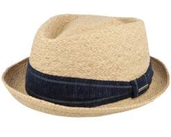 Diamond Raffia Beige Straw Hat - Stetson