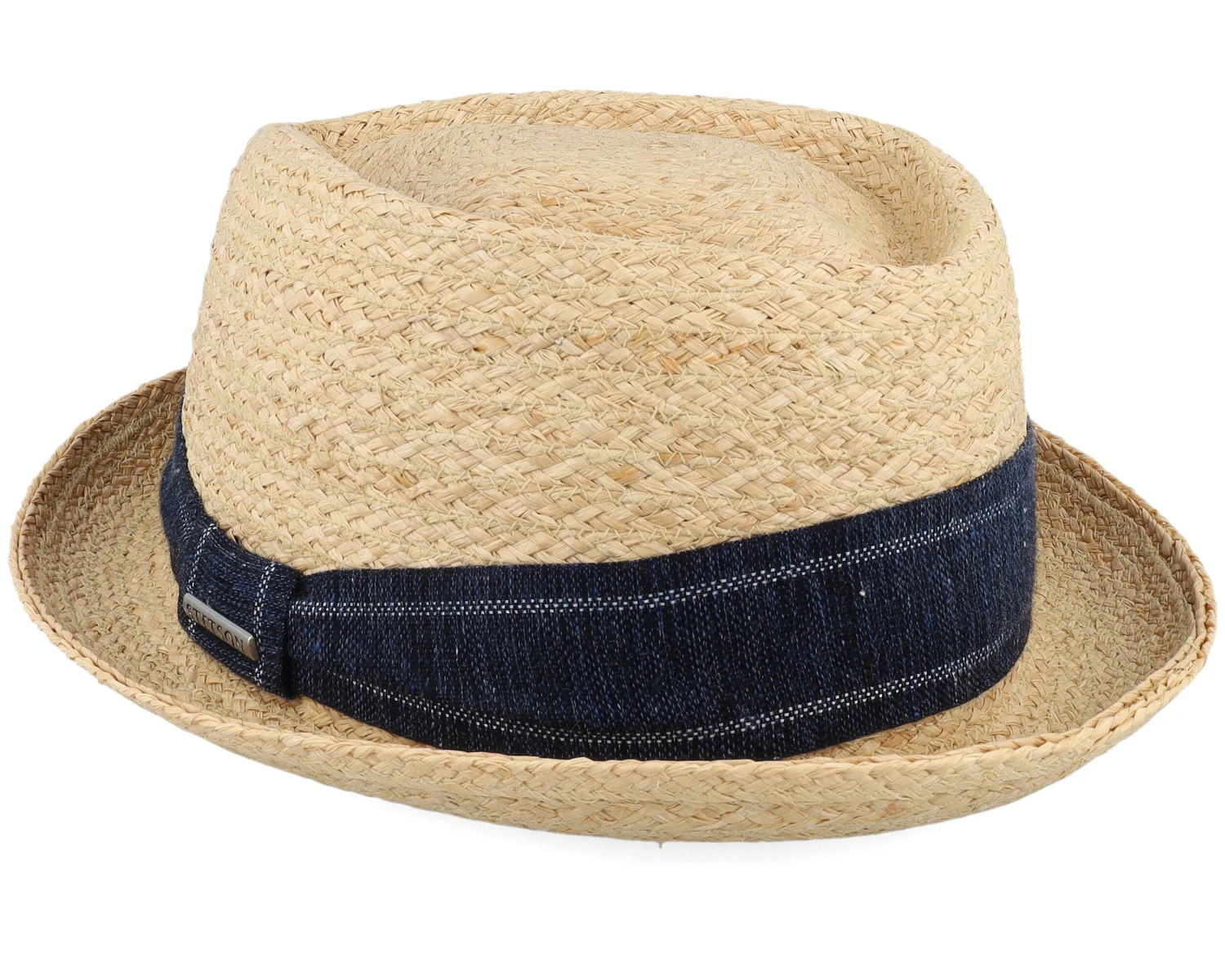 Diamond Raffia Beige Straw Hat - Stetson 4 Diamond Raffia Beige Straw Hat - Stetson - Image 2