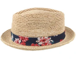 Diamond Raffia Crochet Beige Straw Hat - Stetson -Stetson 4063633122385 3