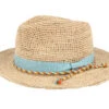 Traveller Raffia Crochet Beige Straw Hat - Stetson -Stetson 4063633122514 1