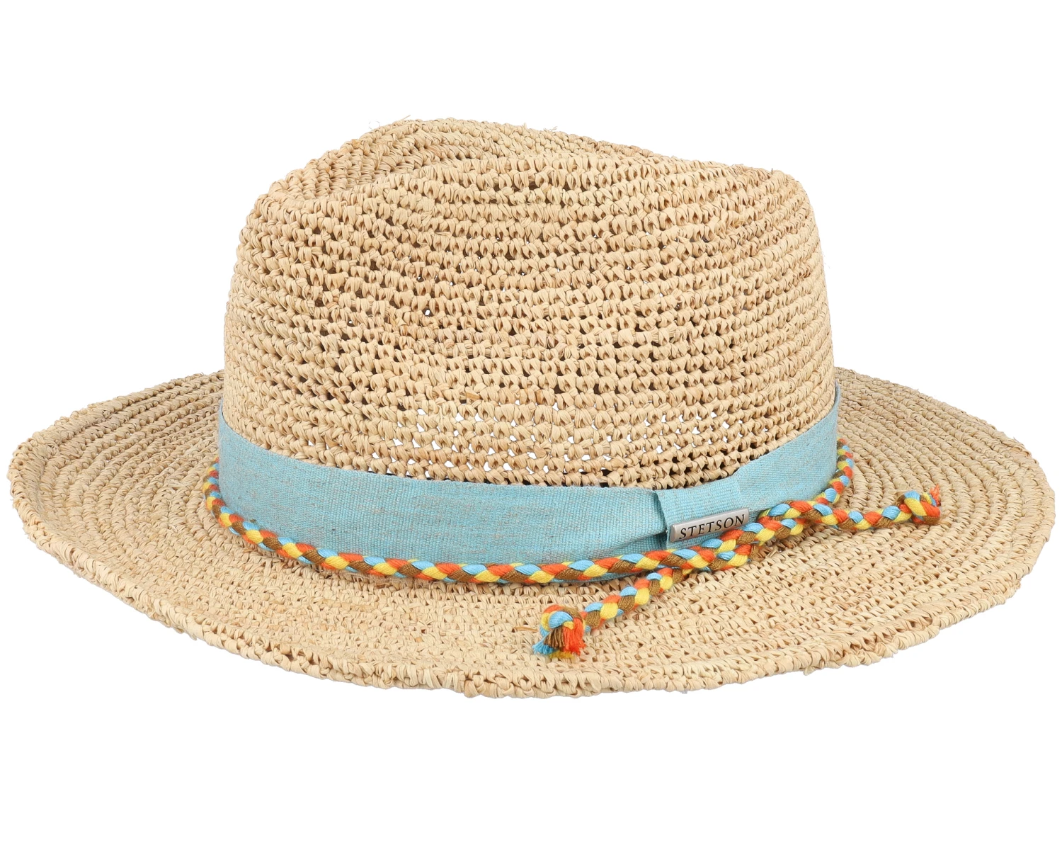 Traveller Raffia Crochet Beige Straw Hat - Stetson 3 Traveller Raffia Crochet Beige Straw Hat - Stetson