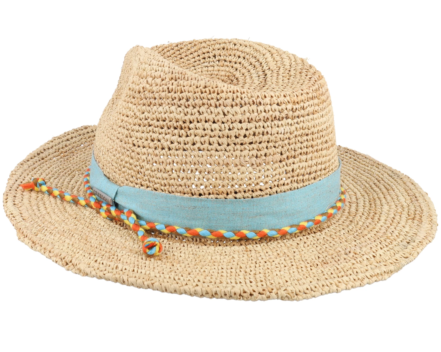 Traveller Raffia Crochet Beige Straw Hat - Stetson 4 Traveller Raffia Crochet Beige Straw Hat - Stetson - Image 2