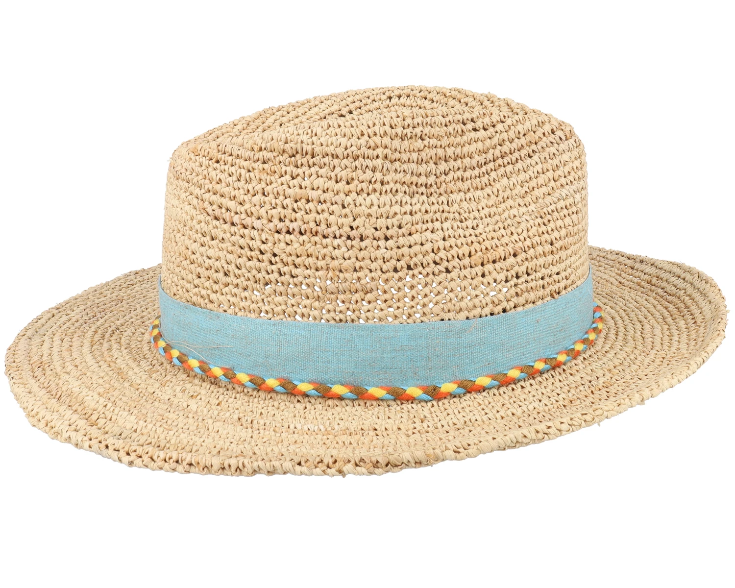Traveller Raffia Crochet Beige Straw Hat - Stetson 5 Traveller Raffia Crochet Beige Straw Hat - Stetson - Image 3