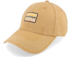 Baseball Cap Cotton Beige Adjustable - Stetson